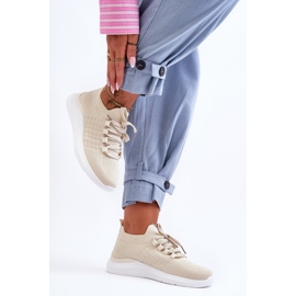 PG1 Scarpe Sportive Classiche da Donna Nickilla Beige Chiaro 2