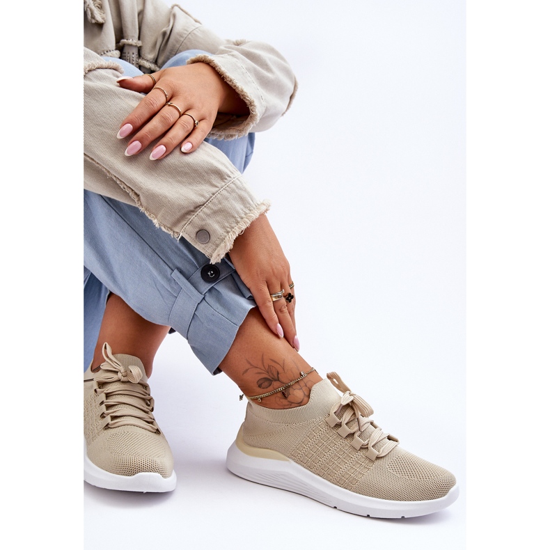 PG1 Scarpe Sportive Classiche da Donna Beige Nickilla 1