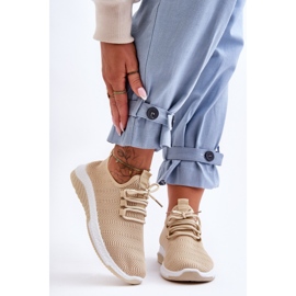PG1 Sneakers Slip-on in tessuto classico Beige Gusto 1