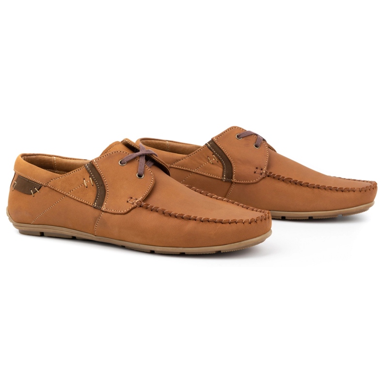 Olivier Mocassini uomo in pelle 297 marrone 2