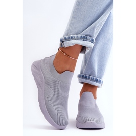 PG1 Scarpe Sportive Senza Lacci Da Donna Grigie Claris grigio 1