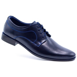 Olivier Scarpe formali da uomo 108 blu navy 4