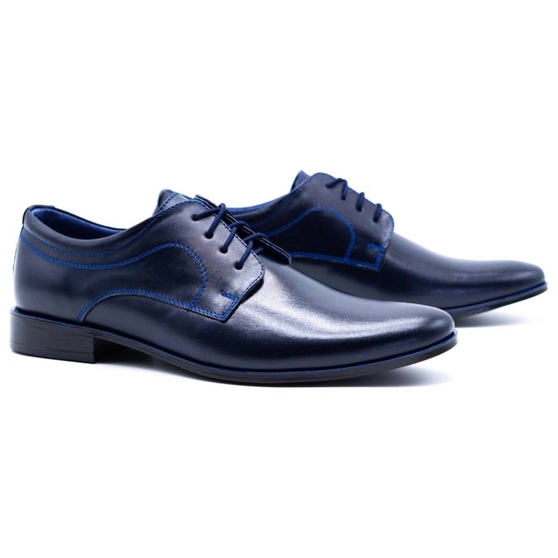 Olivier Scarpe formali da uomo 108 blu navy 5