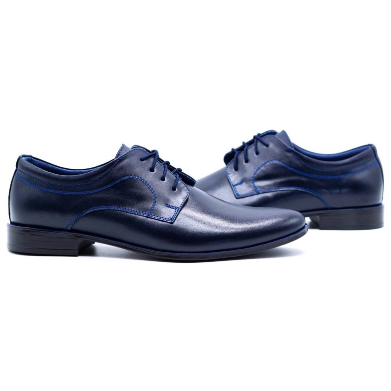 Olivier Scarpe formali da uomo 108 blu navy 7