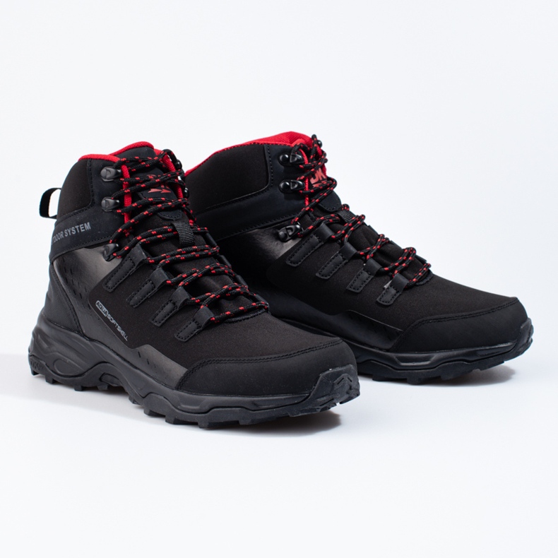 Scarpe da trekking da uomo High DK Outdoor nero 1