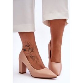 Décolleté con tacco classico Nude Odessa beige 2