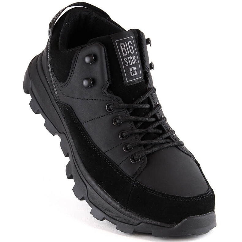 Scarponi da trekking da uomo neri Big Star KK174244 nero 1