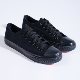 Sneakers classiche Shelovet da uomo di colore nero 1