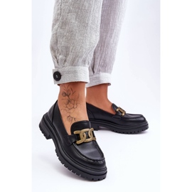 PG1 Mocassini Platform Donna Con Decorazione Black Ameg nero 2