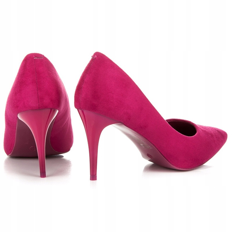 Comer Tacchi alti in camoscio rosa 1