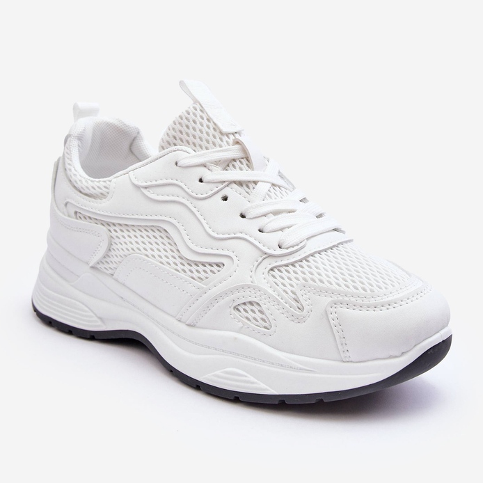 PG1 Scarpe Sportive Donna Platform Sneakers Bianche Lomare bianca 1