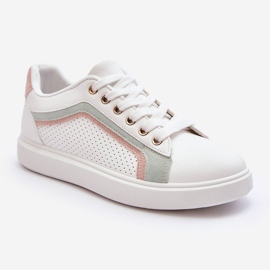 PG1 Scarpe Sportive Classiche da Donna Bianche e Rosa Amaranti bianca 1