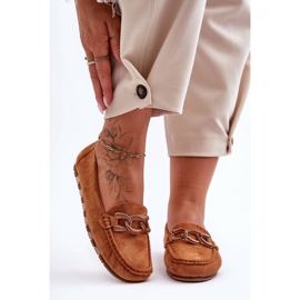 PG1 Mocassini Donna in Camoscio Marrone Appia 1