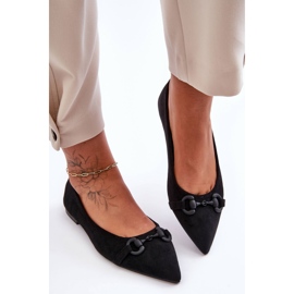 PG1 Ballerine In Camoscio Con Decorazione Noldaia Nera nero 2