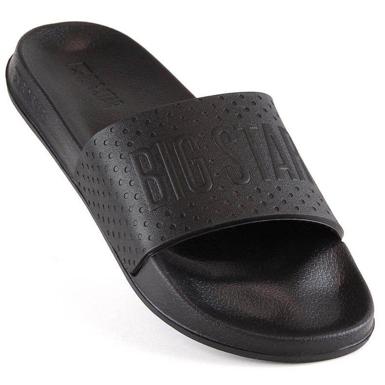 Pantofole sportive da uomo Big Star MM174319 nere in schiuma nero 1