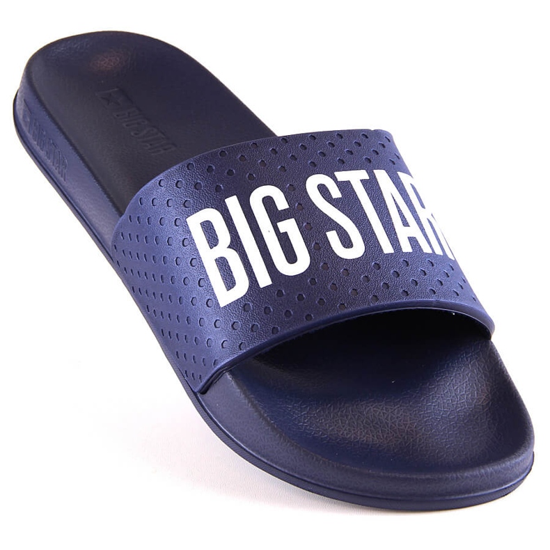 Pantofole sportive da uomo Big Star MM174321 in schiuma blu 1