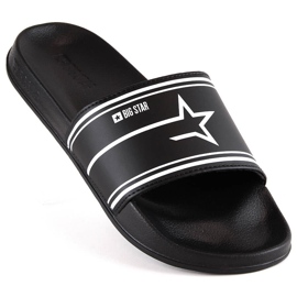 Pantofole da bambino nere Big Star MM274705 nero 1