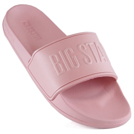 Ciabatte da donna in gommapiuma rosa chiaro Big Star MM274718 1