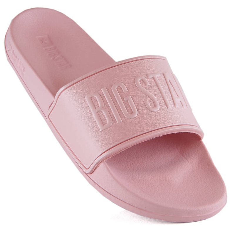 Ciabatte da donna in gommapiuma rosa chiaro Big Star MM274718 1