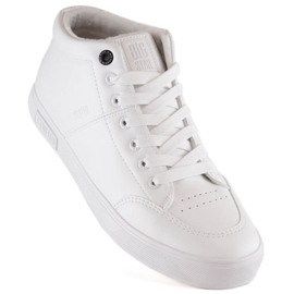 Big Star M INT1895A scarpe sportive bianche isolate alla caviglia bianco 1