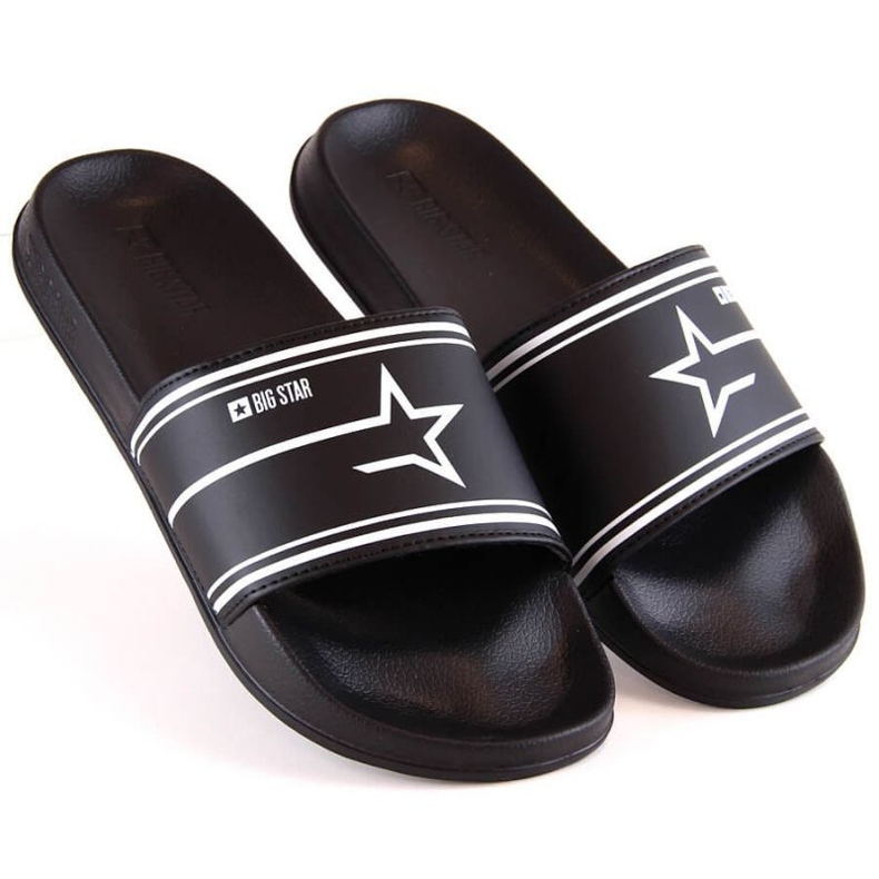 Pantofole sportive nere Big Star Jr. INT1907A nero 1