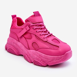 PG1 Chunky Platform Sneakers Donna Fucsia Agnenia rosa 1