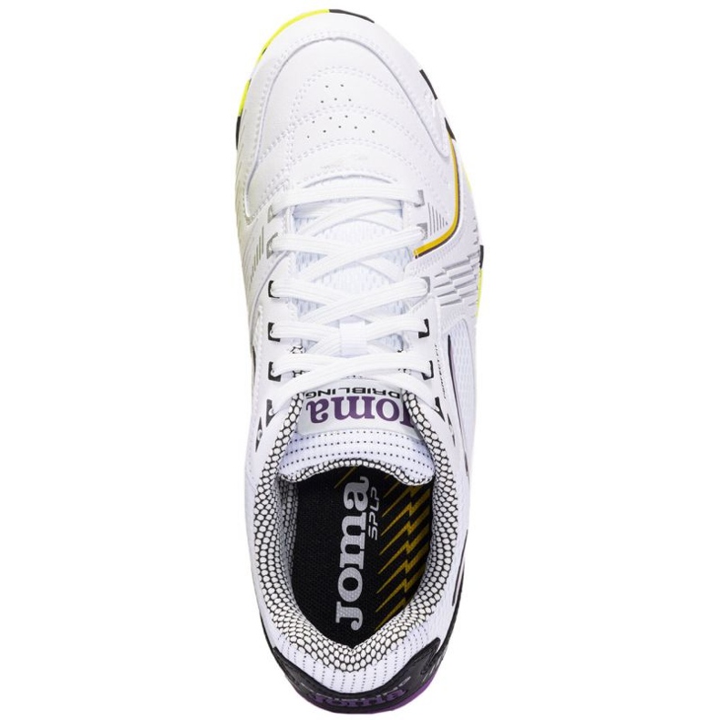 Scarpe da calcio Joma Dribling Turf 2332 M DRIW2332TF bianca bianca 1