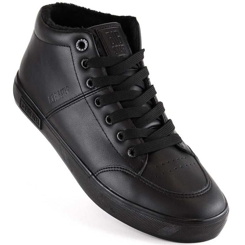 Scarpe sportive da uomo isolate per la caviglia nere Big Star KK174348 nero 1