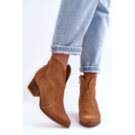 Lewski Shoes Stivali da cowboy in pelle scamosciata Lewski EV28 marroni marrone 1