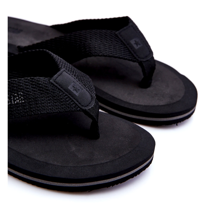 Infradito da uomo in schiuma Big Star LL174618 nere nero 2