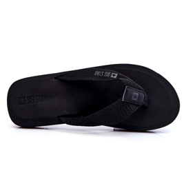 Infradito da uomo in schiuma Big Star LL174618 nere nero 3