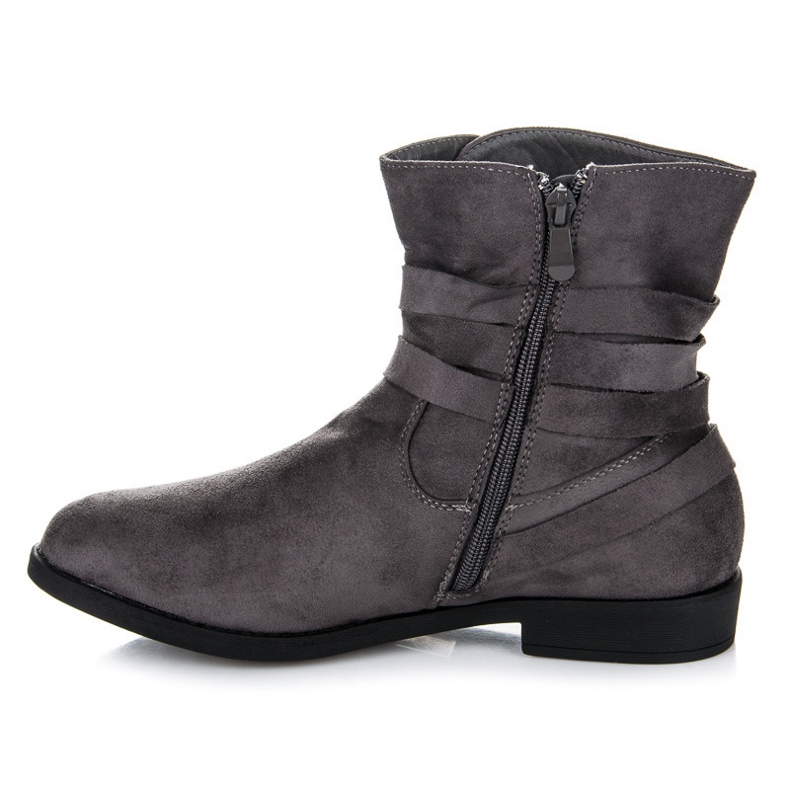 Seastar Stivaletti in pelle scamosciata grigio 1