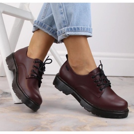 Scarpe Big Star W INT1569B bordeaux rosso 1