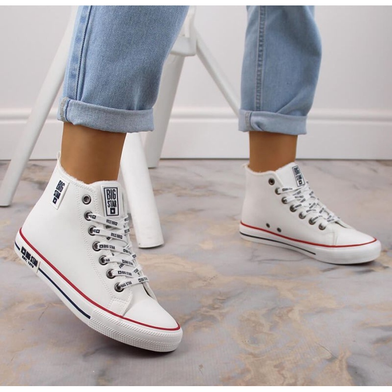 Sneakers Big Star W INT1898A isolanti bianche bianco 2
