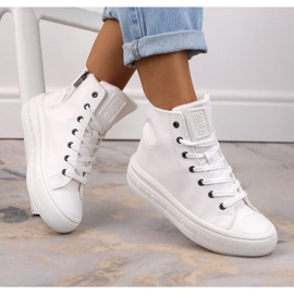 Sneaker isolata con lacci Big Star W INT1902A bianca bianco 1