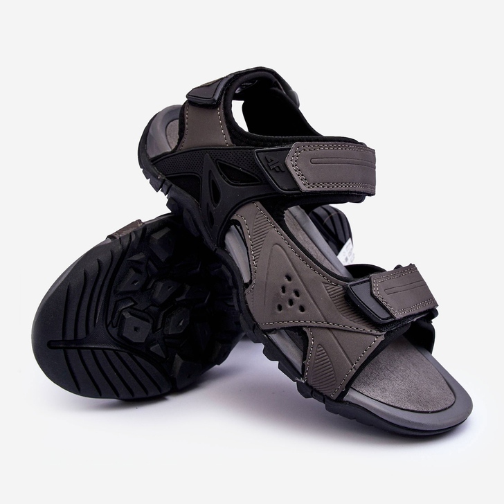 Sandali Sportivi Uomo 4F 4FSS23FSANM018-22S Grigio Scuro 2