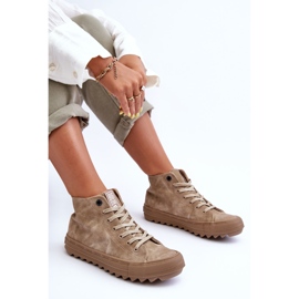 Sneakers Donna Big Star High Warm Beige GG274071 2