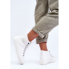Sneakers da donna Big Star High Warm White GG274108 bianco 2