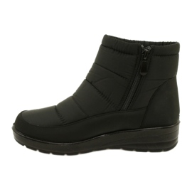 NEWS Stivali da neve femminili leggeri su 22sn26-5029 pelliccia nera nero 1