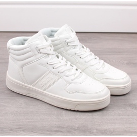 Scarpe sportive da uomo sneakers per la caviglia bianche Big Star KK174134 bianco 1