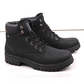 Stivali alti da uomo neri Big Star KK174209 nero 1