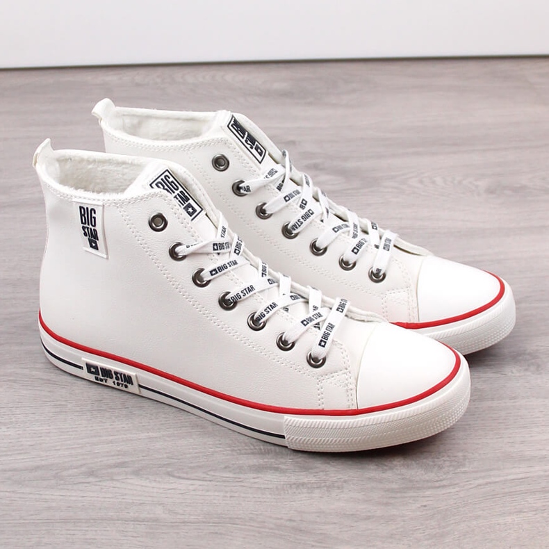 Sneakers isolanti da uomo alte bianche Big Star KK174345 bianco 1