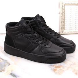 Scarpe sportive da uomo sneakers nere Big Star KK174135 nero 1