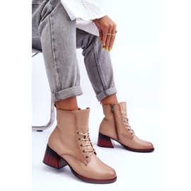 Vinceza Stivali Tacco Alto Beige Luloshe 1