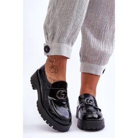 Laura Messi Scarpe da Donna in Pelle Con Decoro Rosefalls Neri nero 1