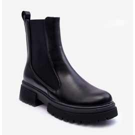 FD1 Stivali Classici In Pelle Jodhpur Nero Isminna 2