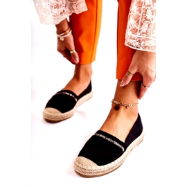 S.Barski Espadrillas classiche da donna nere Cersei nero 7