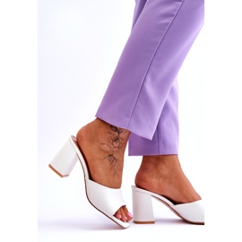 Pantofole Classiche da Donna Bianche Loara bianco 5