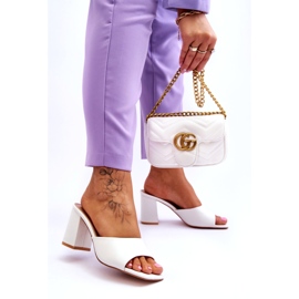 Pantofole Classiche da Donna Bianche Loara bianco 3