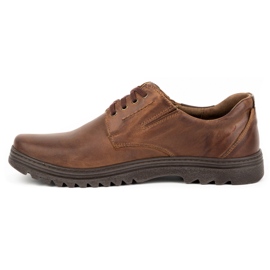 Joker Scarpa casual da uomo in pelle 510J marrone 1